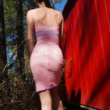Vintage 90's pink Betsey Johnson dress.