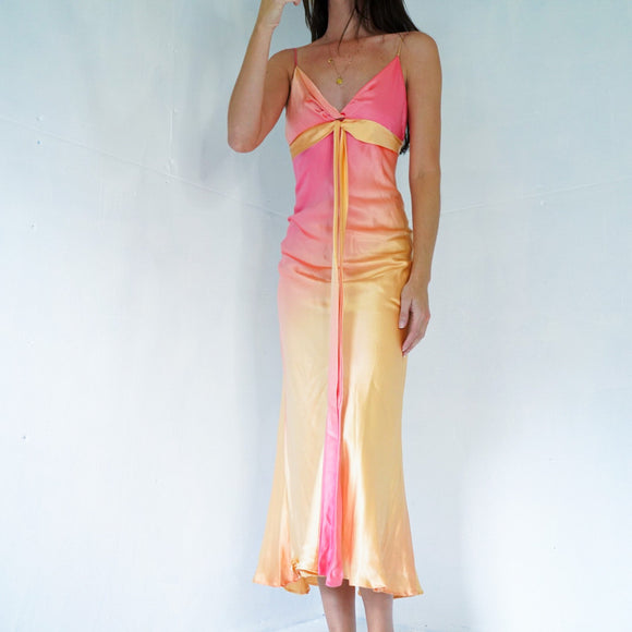 Vintage 90's silk gown.