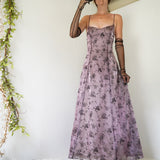 Vintage 90's layered floral gown.