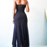 Vintage 90’s Strapless High/Low Hem Gown (S)