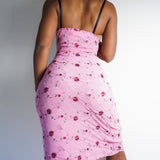 Handmade Mesh Embroidered Slip Dress (S)