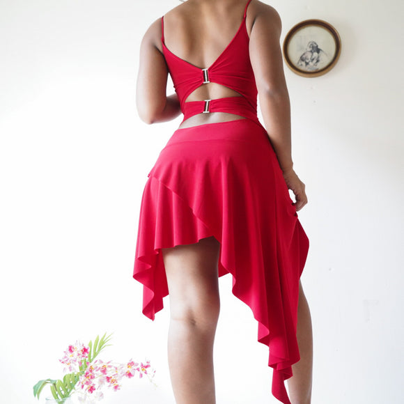 Vintage Y2K Little Red Dress (S)