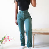 Vintage 90’s Faded Green Jeans (25/26”)