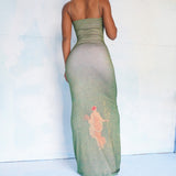 Rare vintage 90’s “Flora” print dress (S)