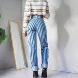 Vintage 90’s Western Striped Jeans (23”-24”)