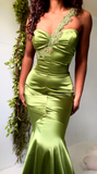 Vintage Y2K Green Fairy Gown (M)