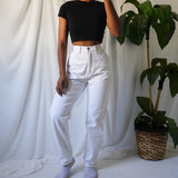 Vintage 90’s White Tapered Guess Jeans (27”)