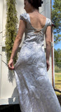 Vintage 90's lavender shimmer gown.