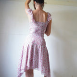 Handmade layered mesh mini dress.