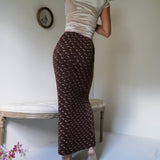 Vintage 90's floral maxi skirt.