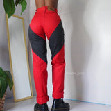 Vintage 90’s Color Block High Waisted Jeans (23”-24”)