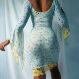 Handmade Layered Mesh Dress by Masha&Jlynn (XS)