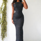 Vintage 90’s Beaded Silk Gown (XS)