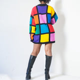 Rare Vintage 80’s Colorblock Sweater (OS)